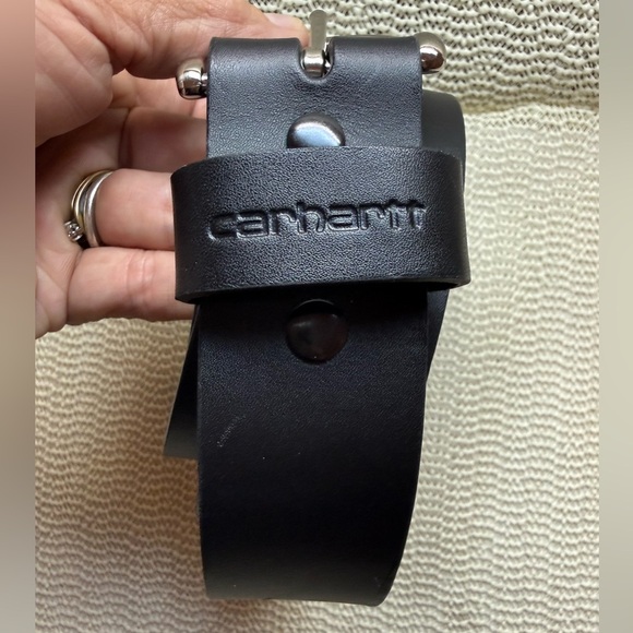 Carhartt Other - Carhartt Black Leather Men's Belt WB5509-M Size 46